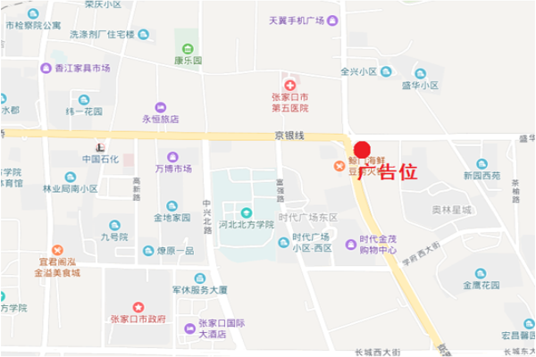 张家口围挡广告地图