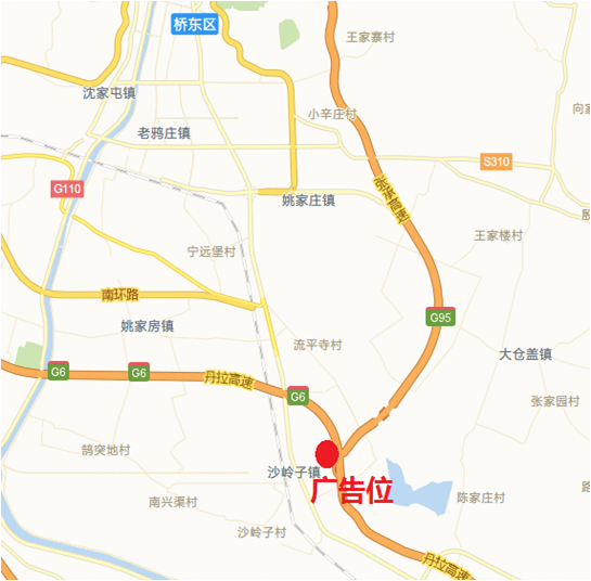 京藏高速广告点位图