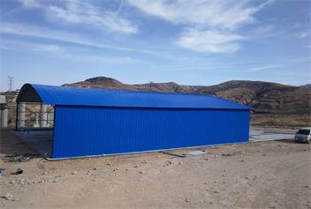 张家口户外广告制作之太行山高速京蔚段料棚制作