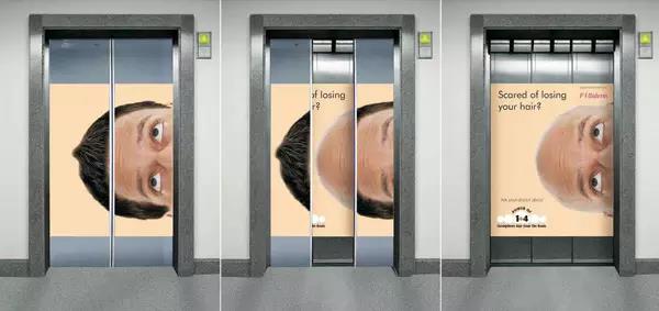 这款护发素广告火了张家口电梯广告